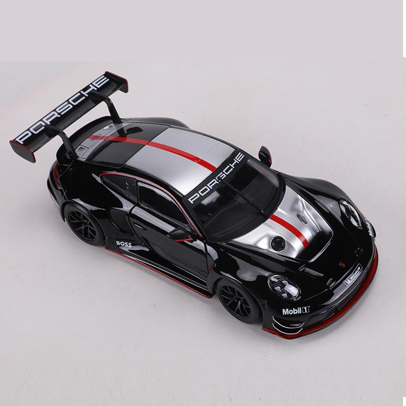AABKQ1 Burago 1:24 Porsche 911 GT3 R Die-cast alloy simulation car model toy