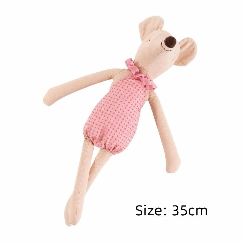 Cotton Fabric Little Mouse Rat Toy With Clown Clothes Stuffed Animal Toy  Gift