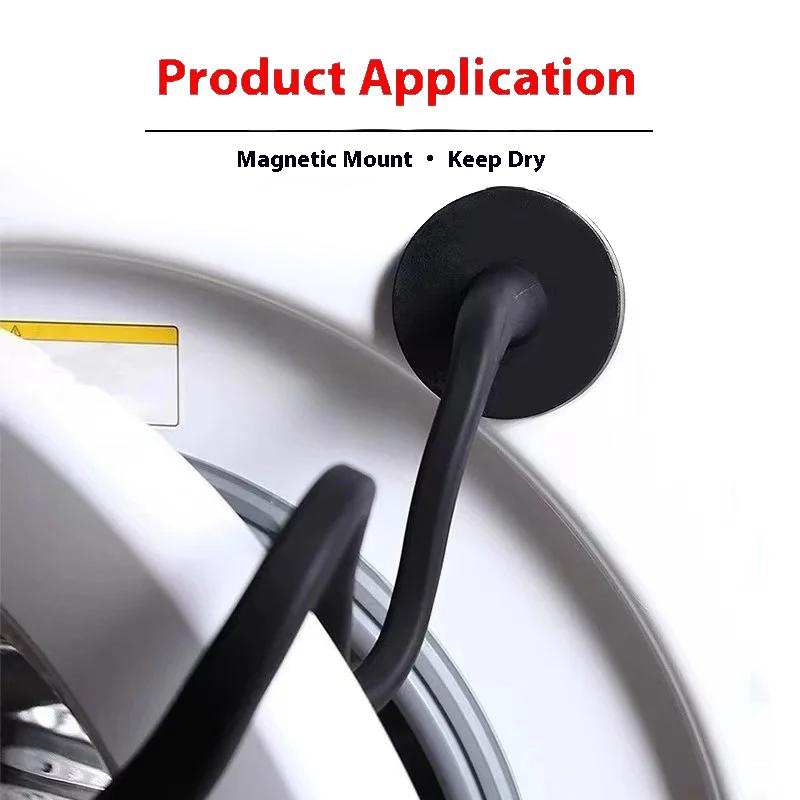 Front Washing Machine Door Strong Magnet Bracket Strong Magnetic Washing Machine Door Door Bracket Magnet Snake-Shaped Silicone