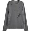 Men's X SONG FOR THE MUTE Running T-Shirts Men's Charcoal Gray Crew Neck Other