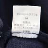 FINAL HOME Long sleeve Sweat double riders Zip hoodie M Navy Men's Used