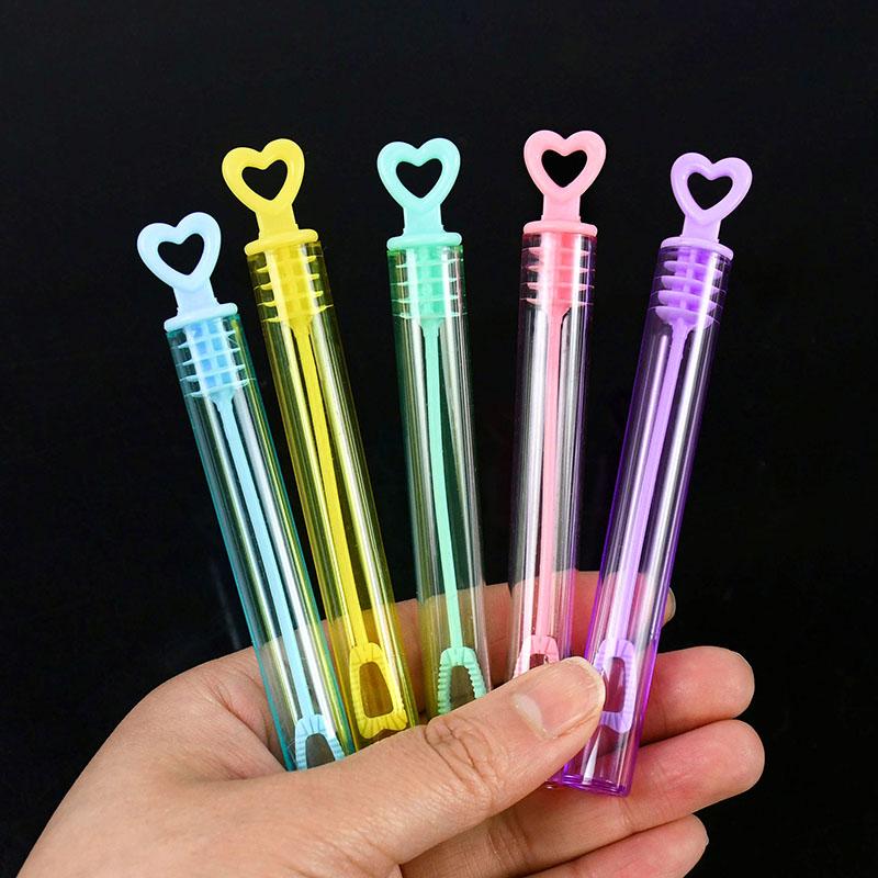 10/12/24 stk Fargerik boblesåpeflaske Hjertestav Tomt rør Barn Bursdagsfest Favoritter Pinata Filler Leker Bryllupsgaver til gjest