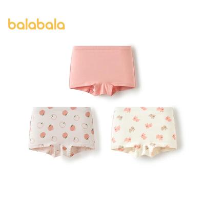 Balabala Girls' Cotton Boxer Briefs 3-Pack