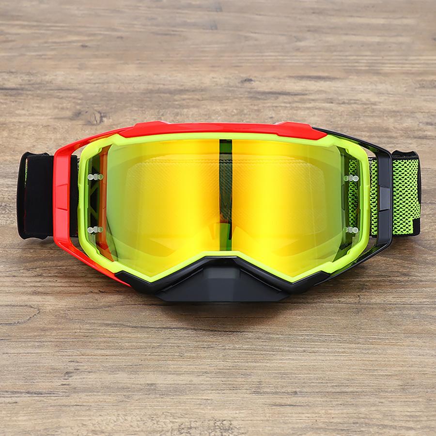 Motorcycle goggles for outdoor riding, windproof, sandproof, dustproof helmet goggles, sports glasses