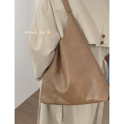 Autumn Simple Large-capacity High-end Underarm Bag Women's Bag 2025 New Soft-sided Tote Bag Commuter Shoulder Bag