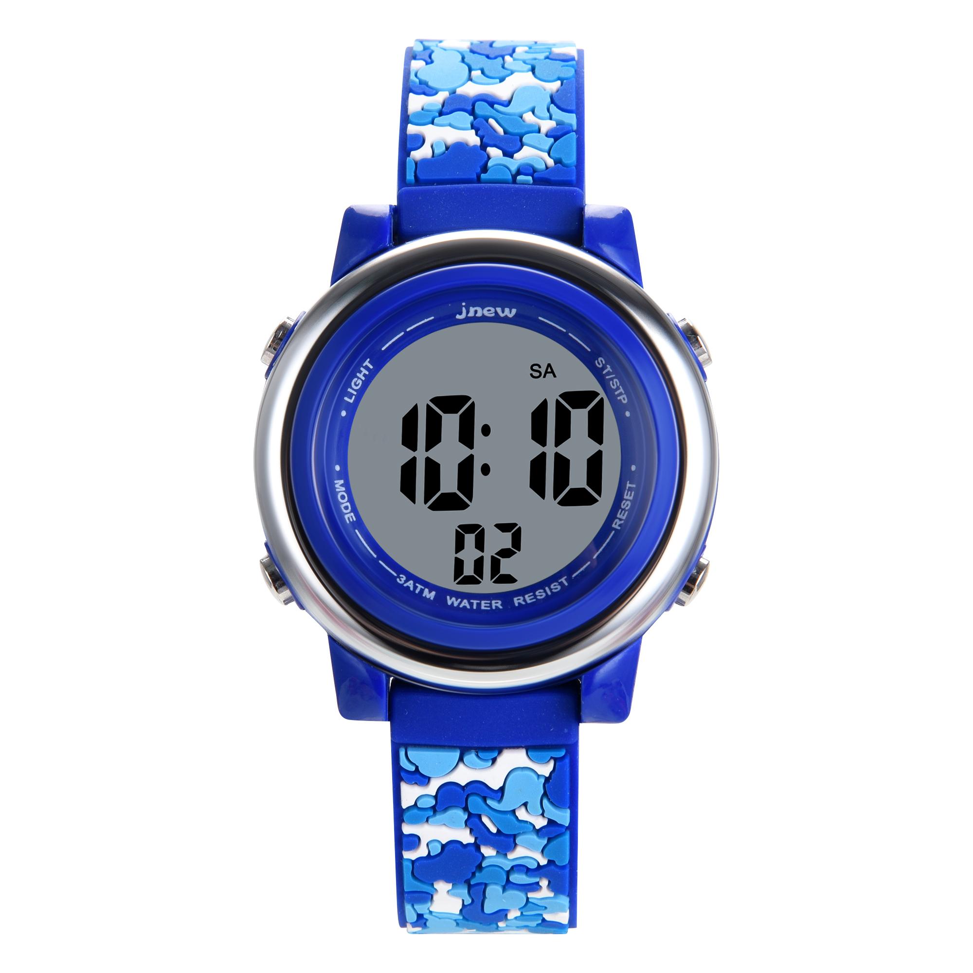 Kids Watch Cartoon Digital Watch for Boys Girls Waterproof Time Teaching Tool Children Birthday Gift Wrist Watch camouflage