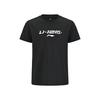 Li Ning Table Tennis Series Creative Print Logo Quick-Dry Cool Round Neck Casual Short Sleeve T-Shirt Unisex Tops Black ATSV605-1