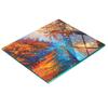 Decorative Tempered Glass Chopping Board Autumn Trees 60x52 Cm