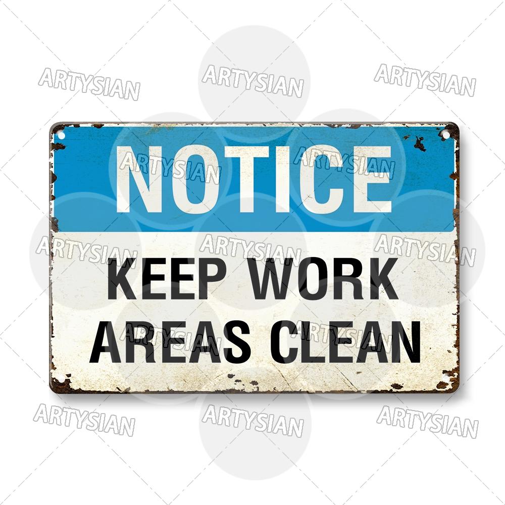 Hygiene Metal Sign No Shoes No Food Drink Restaurant Office School Public Space Plaque Wash Your Hand Sanitizer Keep Clean Sign