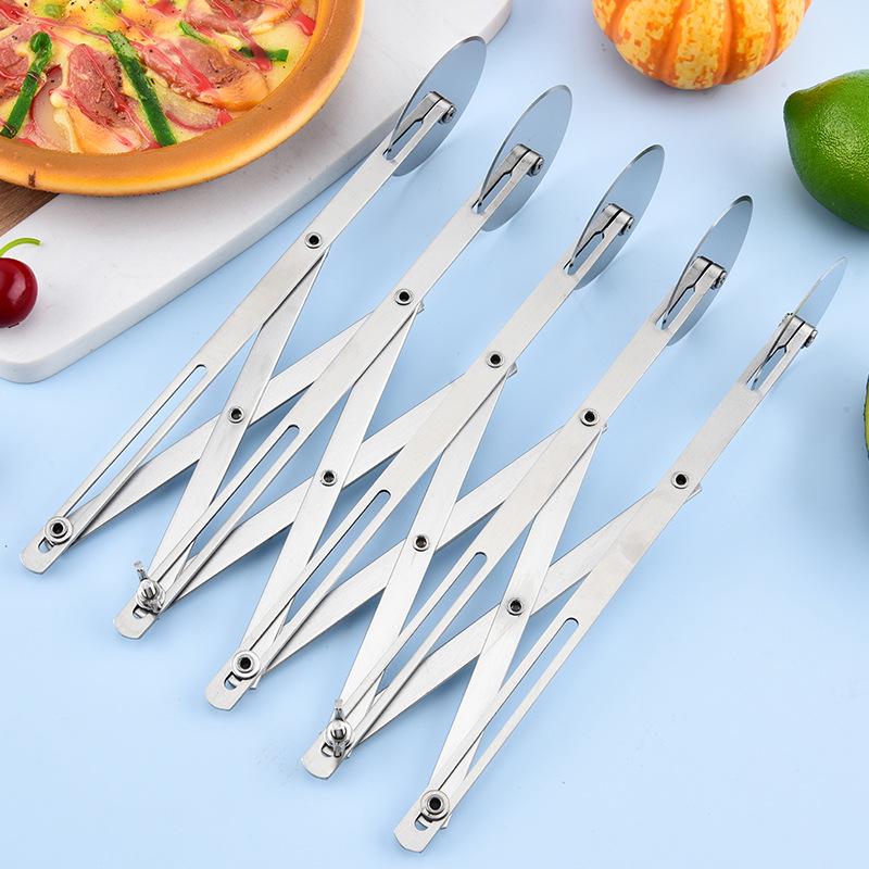 Adjustable Stainless Steel Multi-Wheel Pizza & Youtiao Cutter