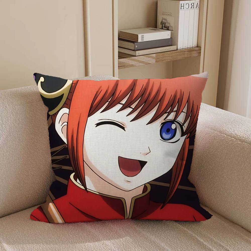 GINTAMA-a Pillow Case Removable Washable Cushion Cover – All-Season Soft Linen