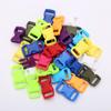 DIY Plastic Bracele Parachute 10mm 3/8" Side Release Buckle Outdoor Camp Paracord Webbing Strap