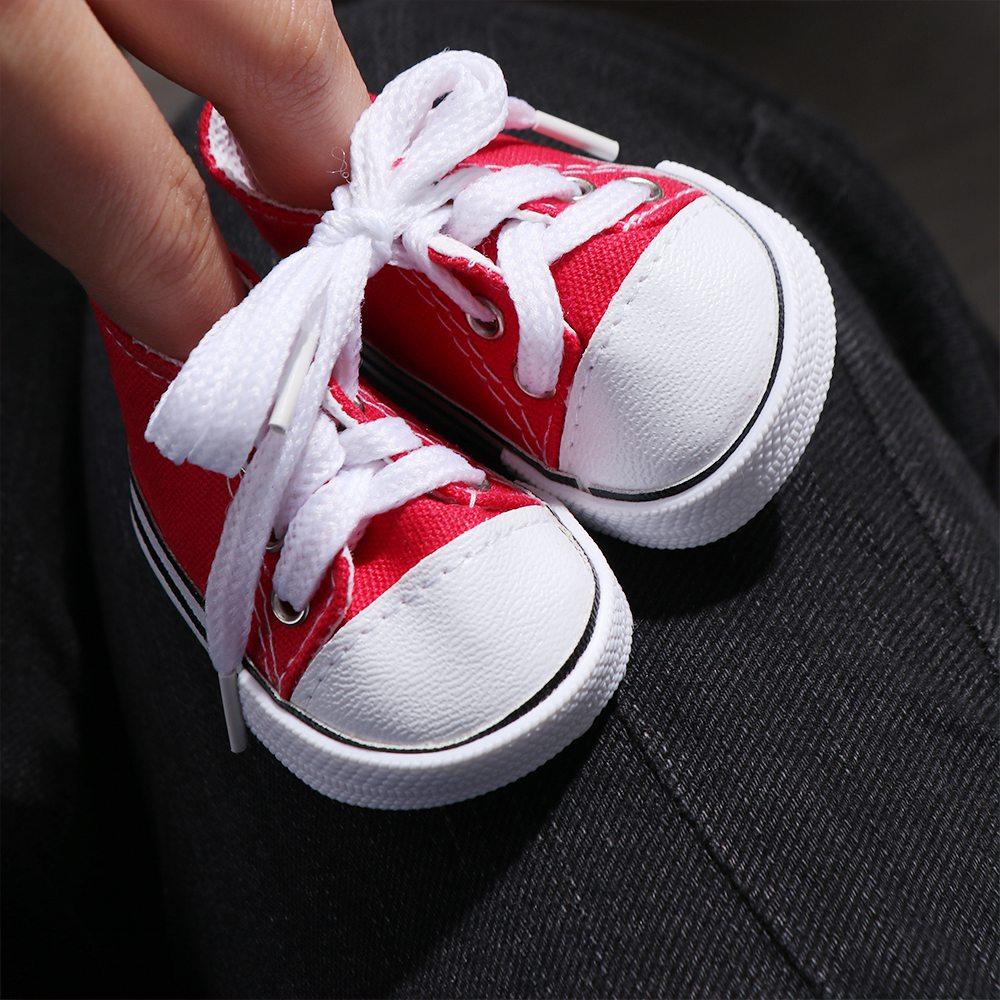 Kawaii Doll Shoes Mini Doll Sneakers Doll Canvas Shoes Plush Doll Shoes