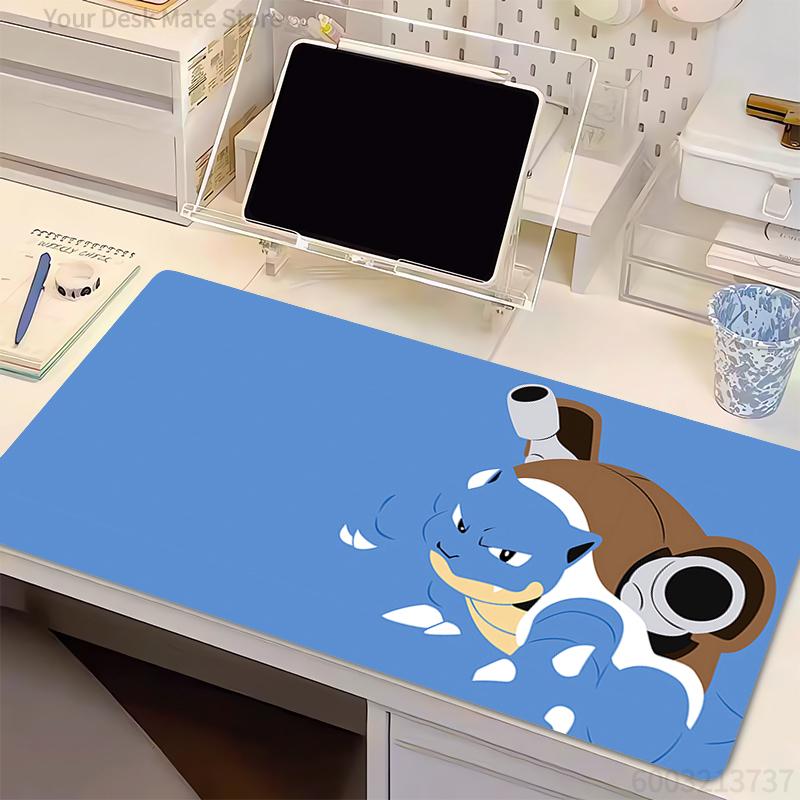 Mouse Pad Professional E-sports Speed PC Gaming P-Pokemon Squirtle Rubber Keyboard Pad Notbook Desk Mat Mousepad For Best Gift