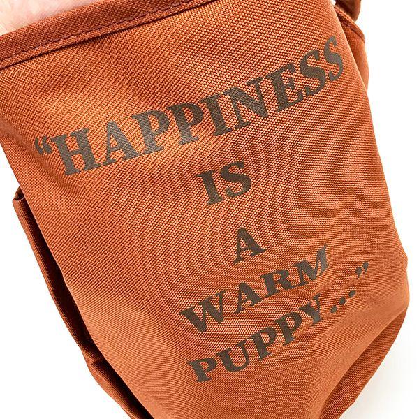 SNOOPY PEANUTS IP.MED.POCKETS.Peanuts-7U BRICK Tote Bag Brown Rootote