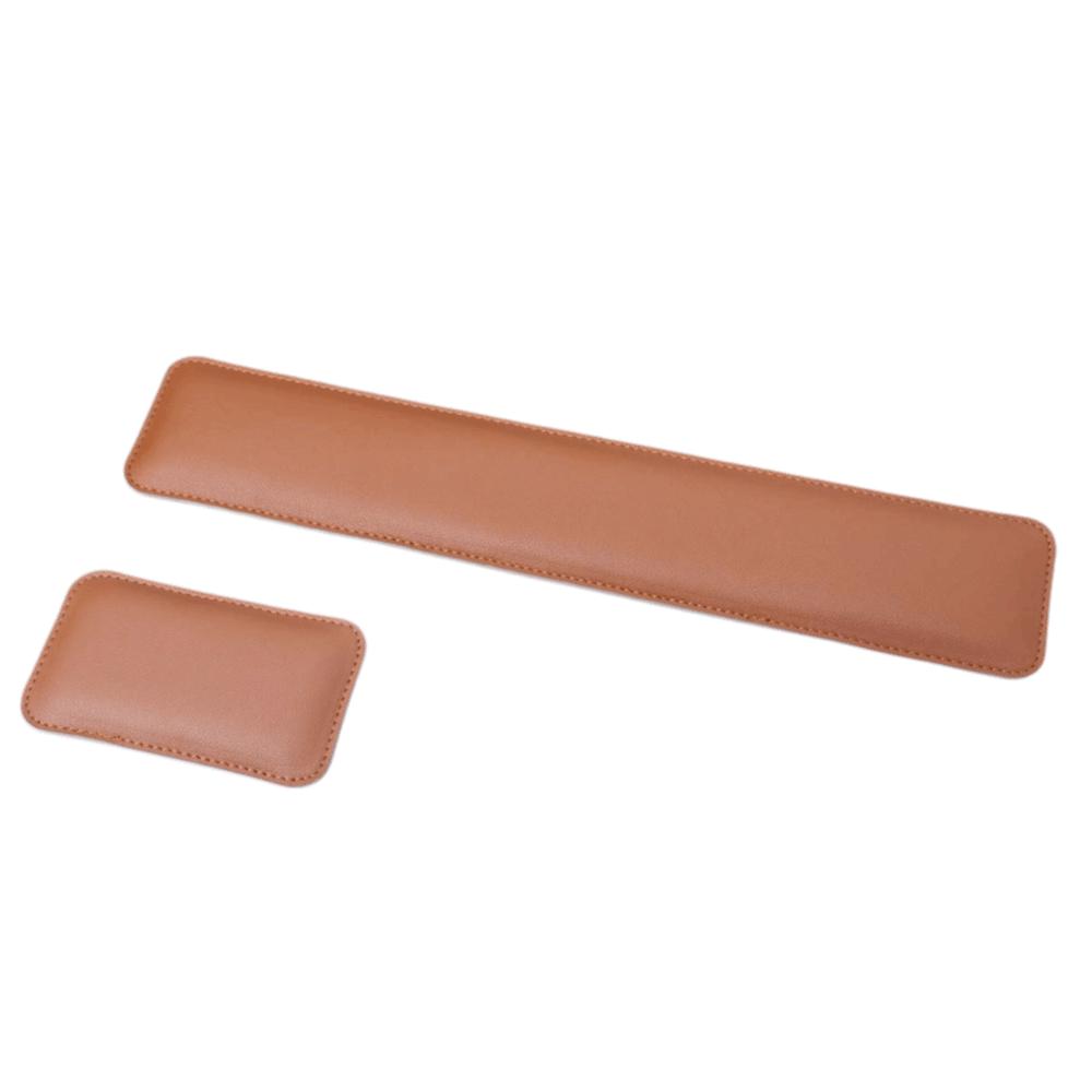 Leather Keyboard Wrist Pad Large Computer Keyboard Desk Pad Durable Leather Mouse Pad Desktop