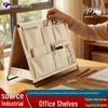 Desktop Organizer: Multi-layer Storage Rack & Folding Accordion Bag