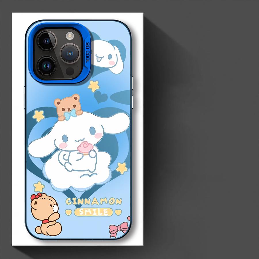 Phone Case for iPhone 14 15 16 Plus 11 12 13 Pro Max 17 Air 16e Soft Cover Cartoon Hello Kitty Cinnamoroll