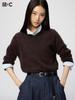 Uniqlo Fluffy Cashmere Relaxed V Neck Sweater