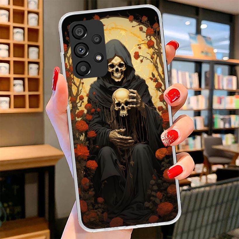 

Reaper Skull Skeleton Gun Phone Case For Samsung Galaxy A17 A37 A57 A16 A26 A36 A56 A15 A25 A35 A55 A14 A24 A34 A54 A13 A23 A33 Samsung A17