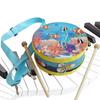 Animal Pattern Children's Drum Toy Double Sided Kids Hand Drum Musical Instrument Toy  Percussion