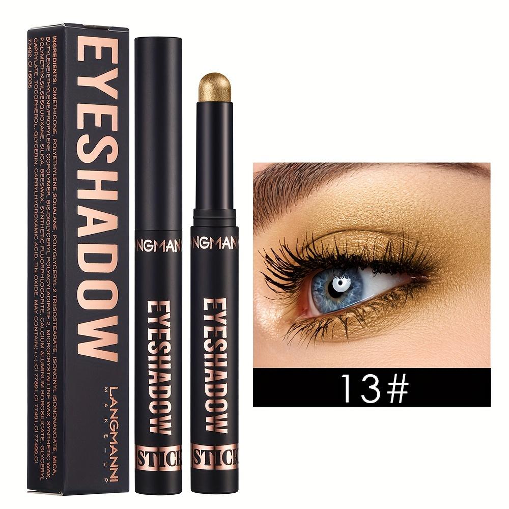 8-Color Eye Shadow Stick Long-Lasting Waterproof Cream To Powder Shimmer Glitter Eyeshadow Pigmentation Makeup Eyeshadow Pencil for Music Festival