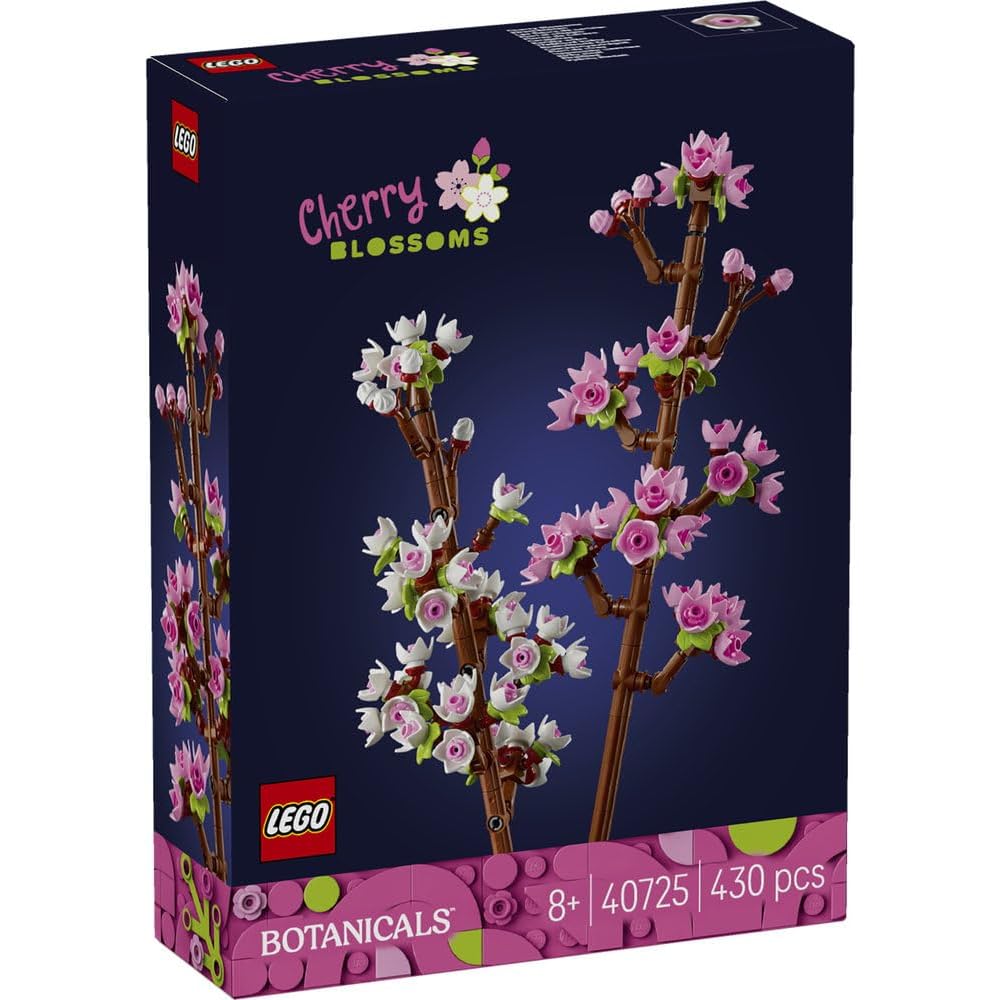 LEGO Botanical Cherry Blossom Set 40725 Building Toy for Kids