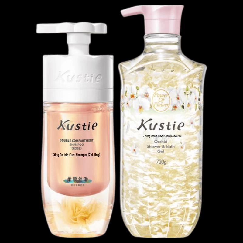 Kustie Rose & Orchid Hair & Body Care Set