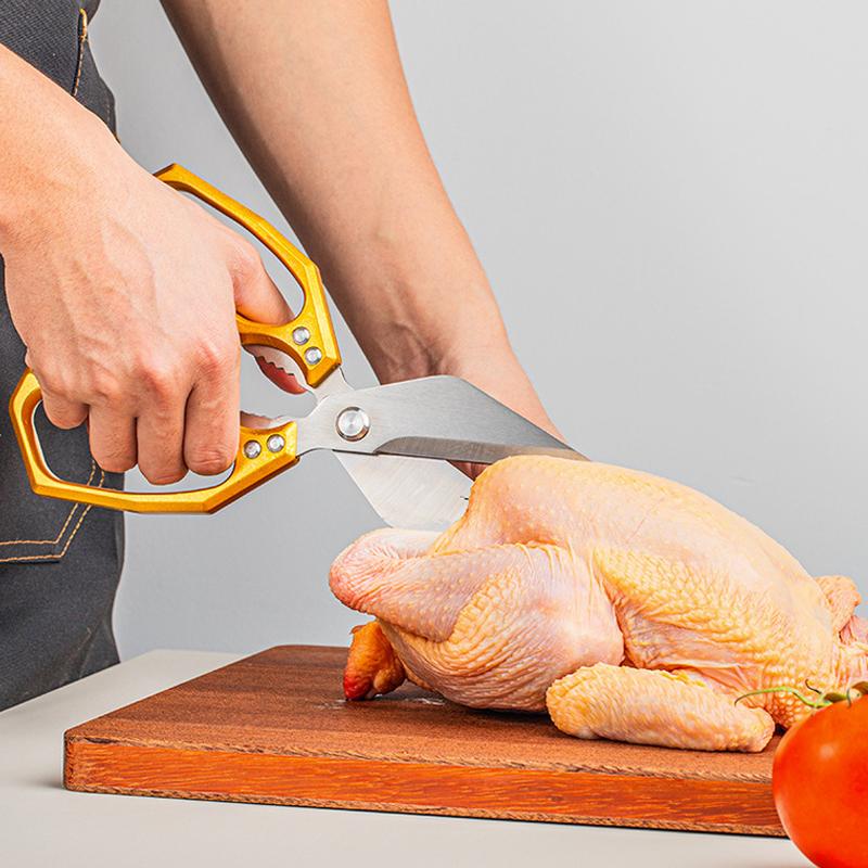 Kitchen Scissors Heavy Duty Stainless Steel Multifunctional Bone Cutting Sharp Accessories