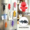 Metal Surface Accessory 1/8Pcs 3D Dragon Refrigerator Magnet, Articulated Magnetic Decoration, Cartoon Magnet Memo Note Photo Holder for Fridge