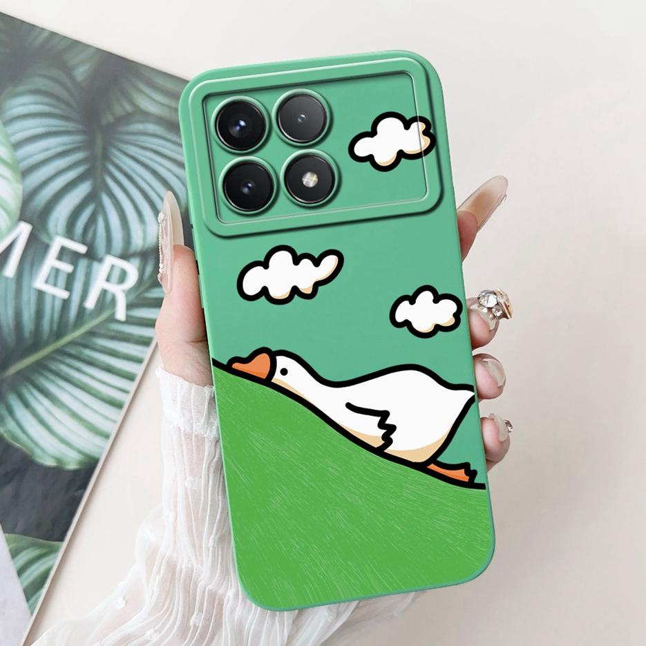 For Xiaomi Poco X6 Pro 5G Case Cute Panda Cartoon Cover Soft Silicone Phone Case For Xiaomi Poco X6 Neo PocoX6 Pro Fundas Bumper