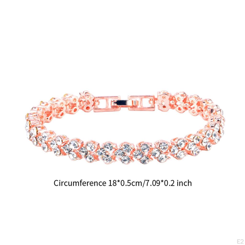 Chaîne Bracelet Femme Élégant Bijoux de Mode Strass pour Été Soirée Costumée Anniversaire