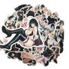 Nálepka 100ks Anime Sexy Girls Krásné Skateboard Laptop Kytara Kufr na kolo