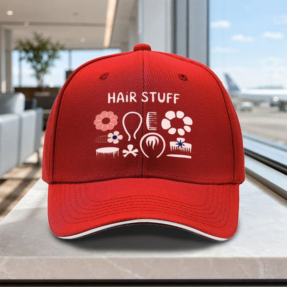 Adjustable Sandwich Baseball Cap Lightweight Printed Unisex Hat for Outdoor Weddings Parties
