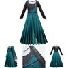 Kids Frozen Anna Cosplay Costume Dress Cloak Outfit Fancy Dress Party Roleplay