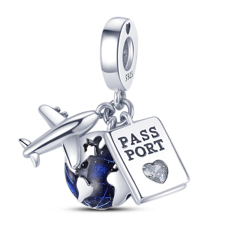 Charms Perlen Kupferrosa Parfümflasche Buchstabe Leuchtendes Glühwürmchen Tarotkarte Perlen Passend für DIY Armbänder Schmuck