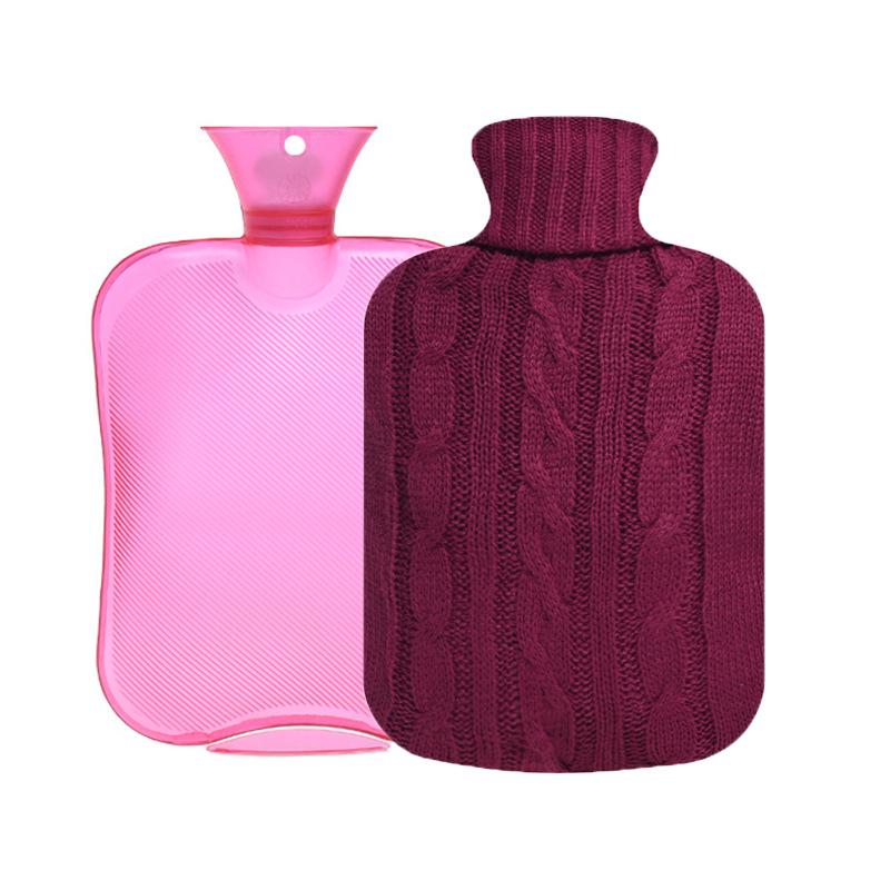 Plush Hot Water Bottle - Warm Belly & Hand Warmer for Women, Students, Large & Small Sizes, Cute Design