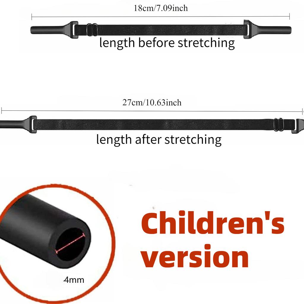 2 Stück Sportbrillenband Verstellbare Größe Elastisches Seil Sport Rutschfest Anti-Drop Fixierer Brillenband für Laufen Sport Schwimmen