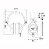 Audio-Technica Studio Monitor Stereo Headphones ATH-SX1a Black