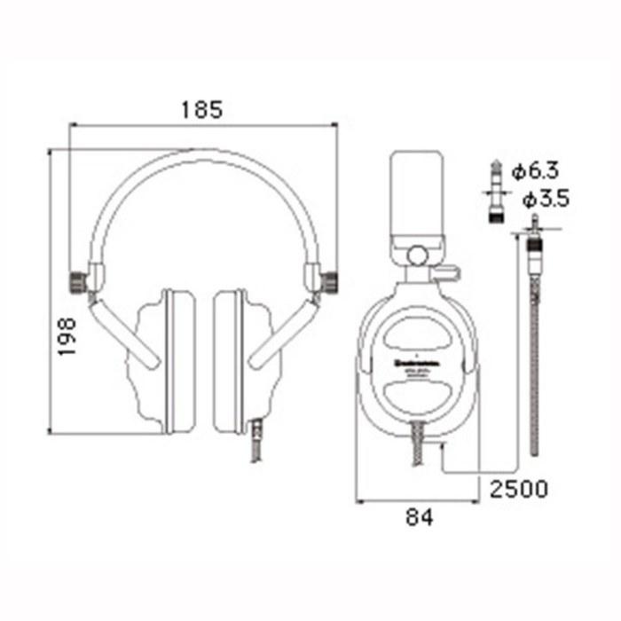 Audio-Technica Studio Monitor Stereo Headphones ATH-SX1a Black