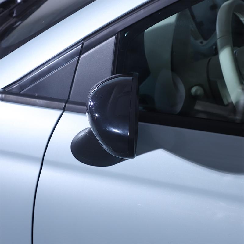 For Fiat 500 2010-2024 ABS Carbon Fiber Car Exterior Mirror Rearview Mirror Cover Decorate Car Accessories (replacement Parts)