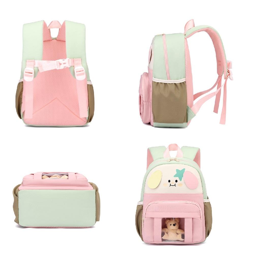 Fashion Contrast Color Kindergarten Student Backpack Large Capacity Lightweight Spine Protection Children's Student Backpack ZRY-A9013