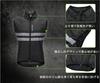 Reflective Cycling Jersey Safety Sleeveless Cycling Night with Back for Road and Outdoor Size L Windbreaker, Thin, Lightweight, Vest, Jacket,