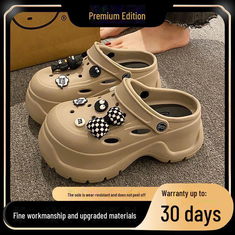 EVA Femme 2024 Style Plage Semelles Épaisses Antidérapantes Bout Fermé