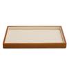 Oirlv Jewelry 35 X 24 X 3 Jewelry Beige Tray, Undivided, Wooden, Large, Stackable, Cm, Storage,