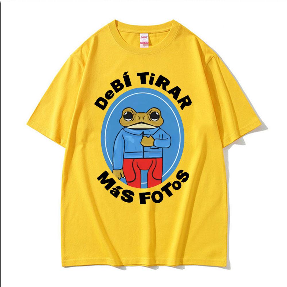 Debi Tirar Mas Fotos New Album DTMF Tshirts Bad Bunny Merch T Shirts Unisex Women Fashion Cartoon Casual Comfort Oversized T Shirt