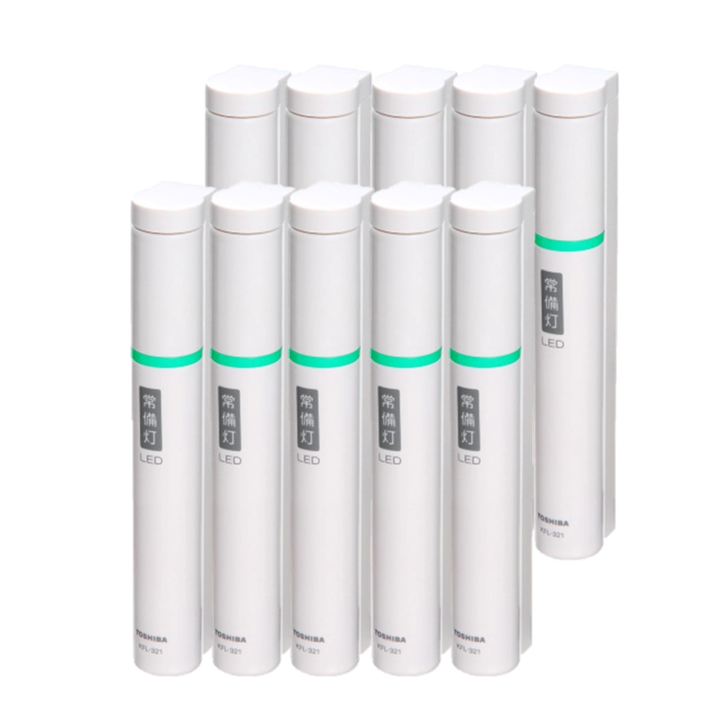 

TOSHIBA LED standby light Good Design Award 2 AA batteries White (flashlight) [2024 winner] (sold separately) KFL-321(W)10P белый