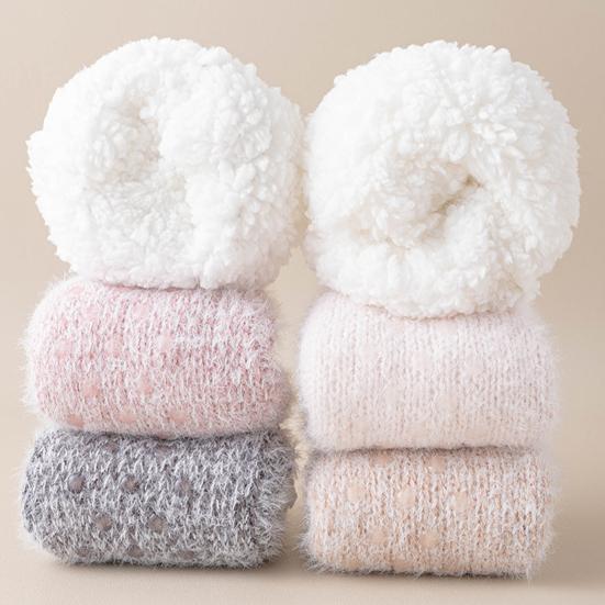 Fuzzy Socks for Women Winter Warm Fluffy Slipper Socks