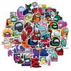 50Pcs Among Us Graffiti Stickers Luggage Laptop Waterproof Self-adhesive Decals