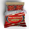 Arsenal-Logo mit Kanone. Bettwäsche-Sets Bettbezug-Sets Bettbezüge Kissenbezüge(1* Bettbezug 2* Kissenbezüge ohne Bettdecke)